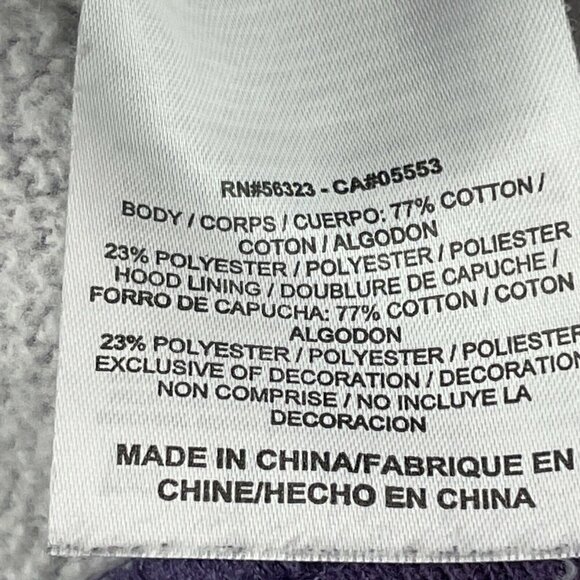 Nike Sportswear Full Zip Hoodie Sweatshirt Jacket Women’s LG Striped Purple - Picture 6 of 10